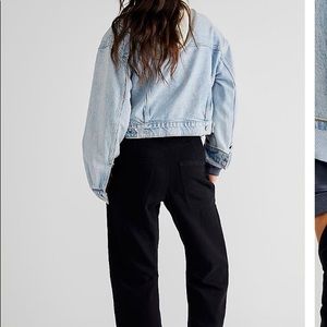 Worn once! Free people black as 24 Osaka jeans. Out of stock online!